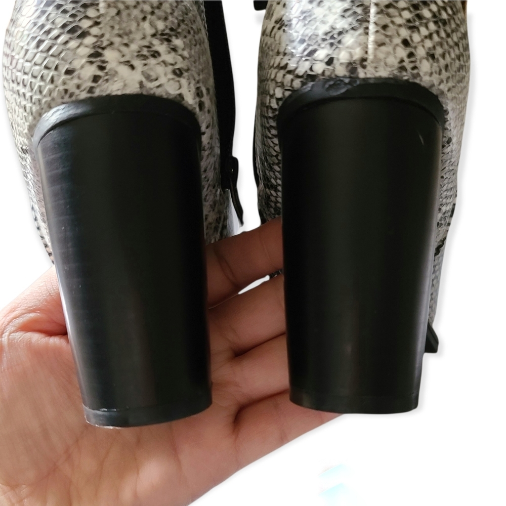 Nature Breeze | Python Print Closed Toe Zipper Ch… - image 5